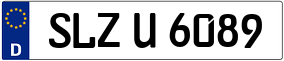 Truck License Plate